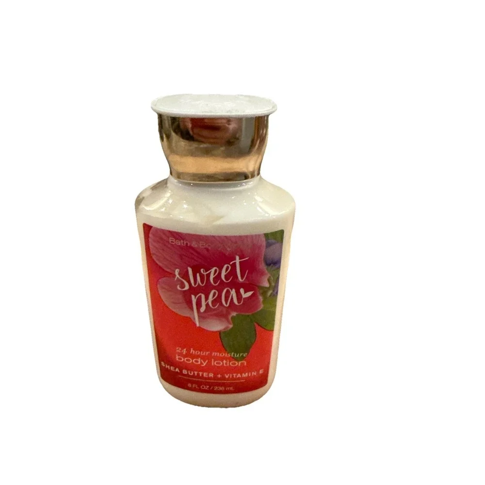 BATH & BODY‎ WORKS SWEET PEA SHEA BUTTER and VITAMIN E BODY LOTION 8 OZ